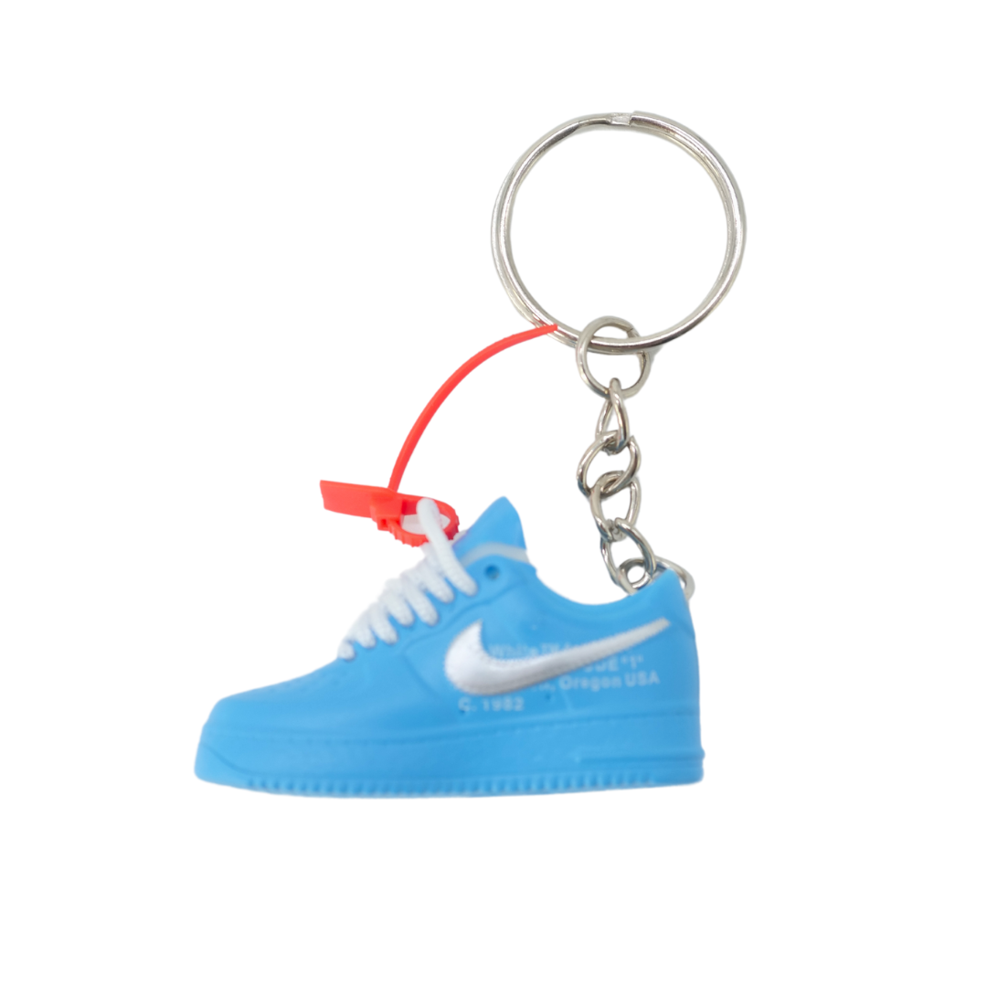 Sneaker nøglering - Nike Air Force Off-White University Blue