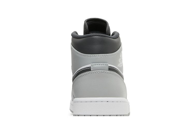 Nike Air Jordan 1 Mid Light Smoke Grey Anthracite - 554724-078