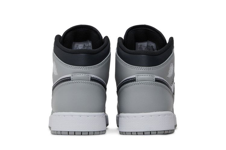 Nike Air Jordan 1 Mid Light Smoke Grey Anthracite - 554724-078