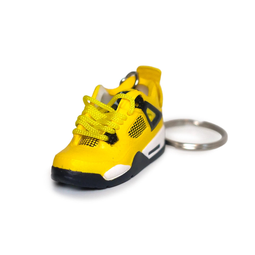 Sneaker keychain - Nike Air Jordan 4 Lightning Yellow