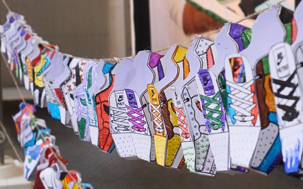 3D papir sneakers for den kreative