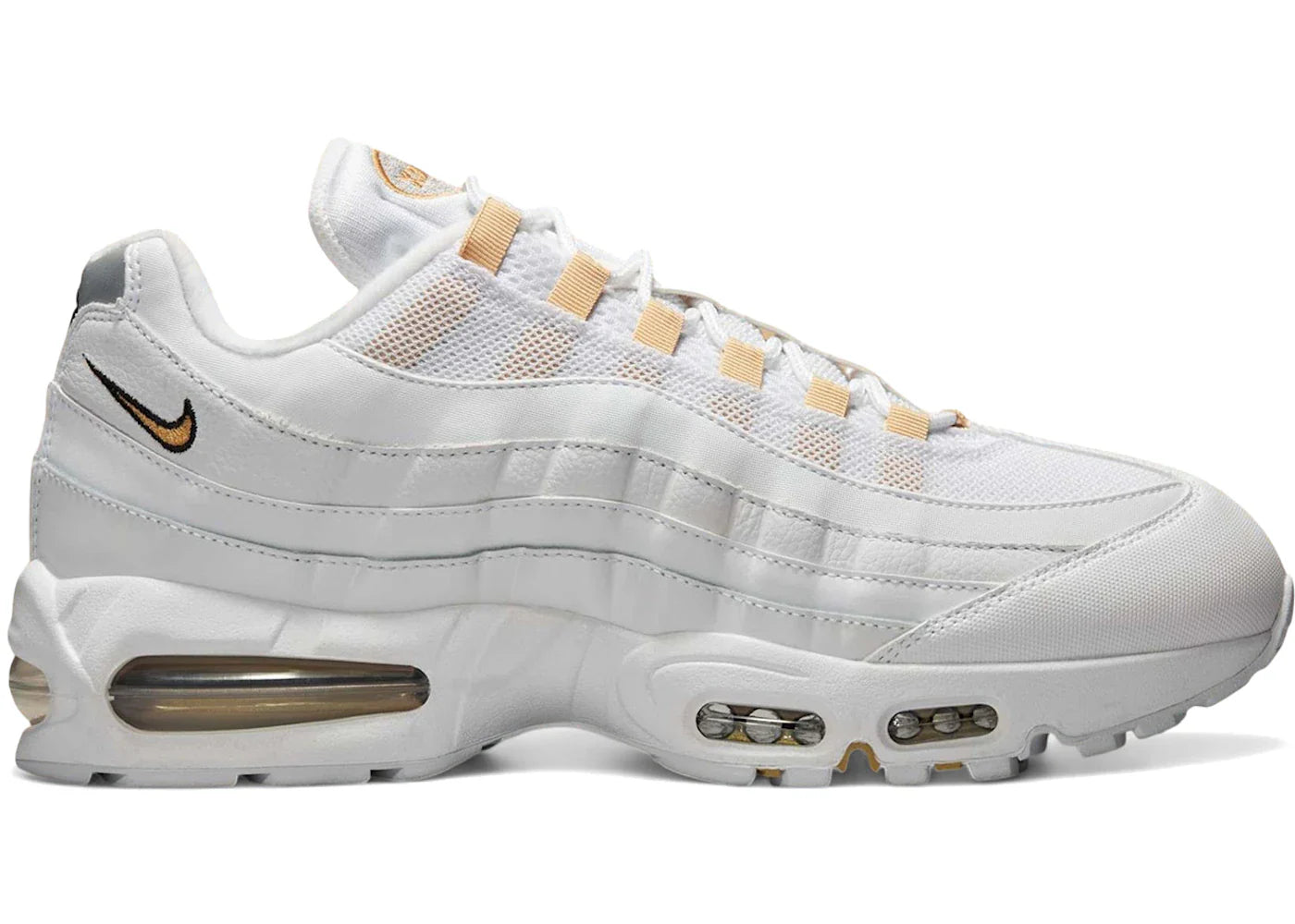 Nike Air Max 95 OG Big Bubble White Team Gold - IB1667-101