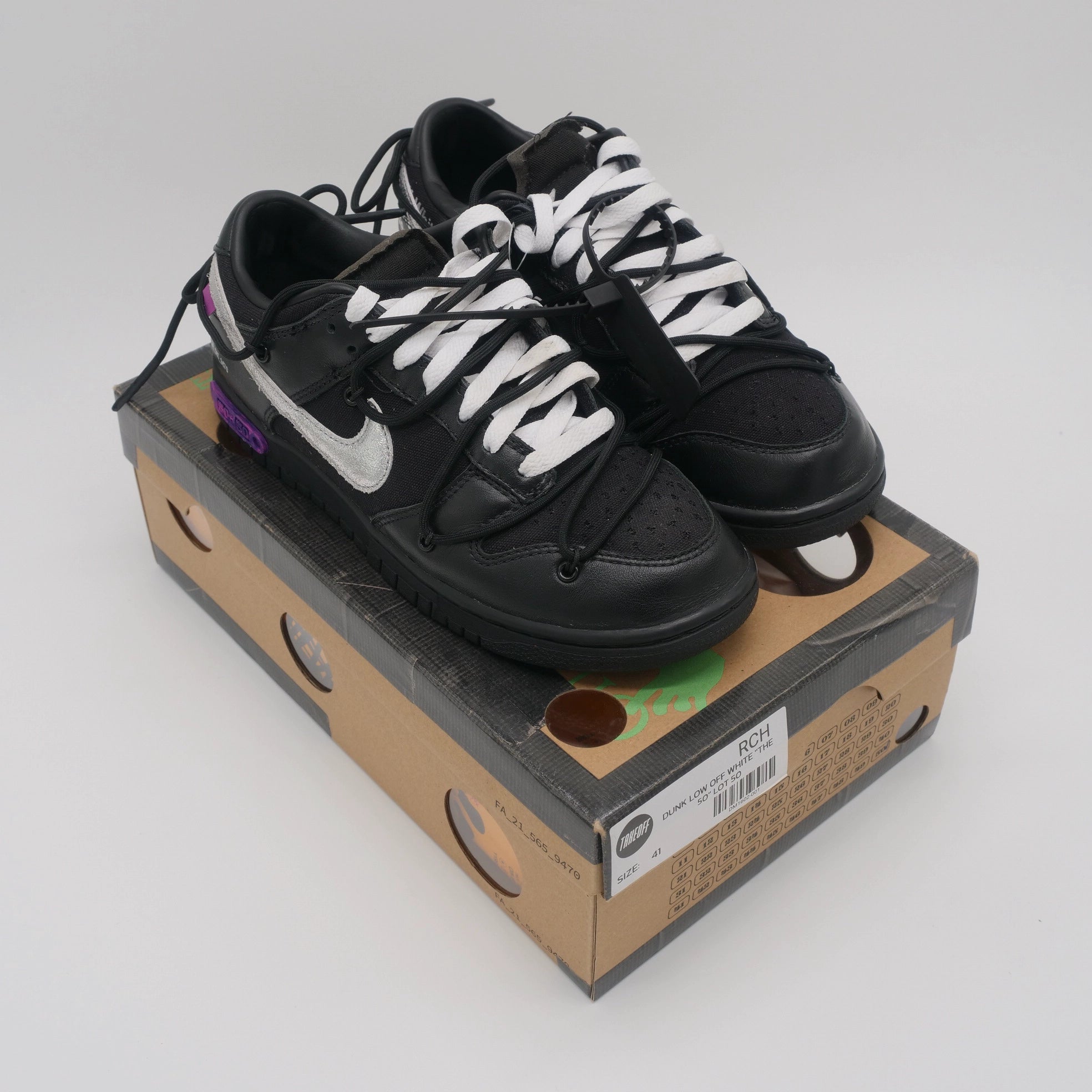 Nike Dunk Low x Off White Lot 50 - EU 41