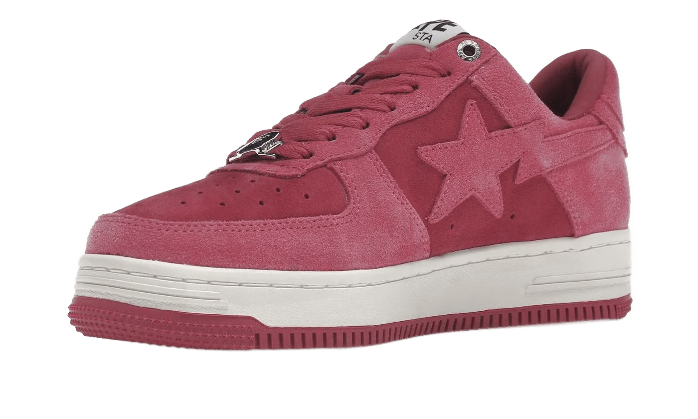 A Bathing Ape Bape Sta Pink Suede - 1H70-191-004