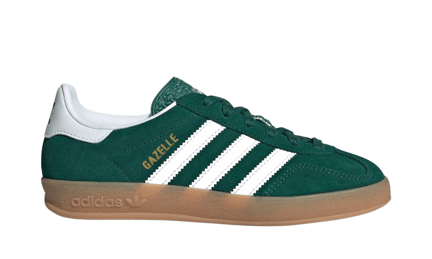 Adidas Gazelle Indoor Collegiate Green Cloud White Gum - JS3800