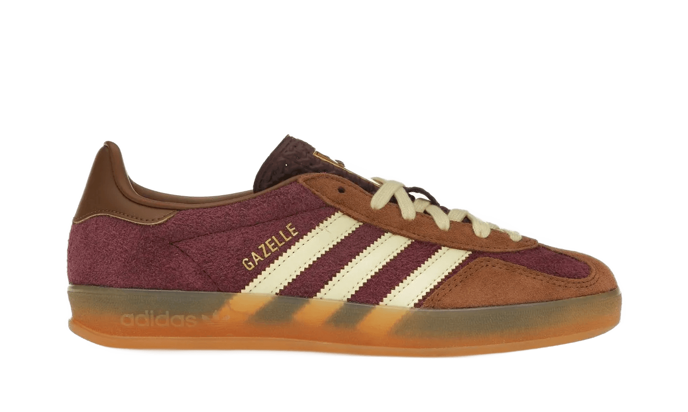 Adidas Gazelle Indoor Maroon Almost Yellow - JI0324