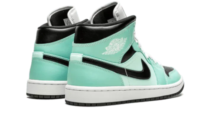 Nike Air Jordan 1 Mid Aqua Blue Tint - BQ6472-300