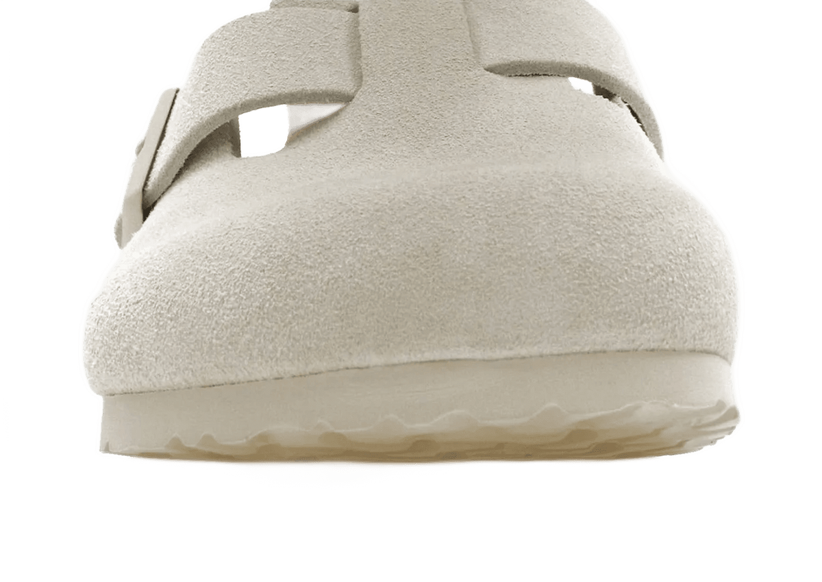 Birkenstock Boston Antique White Suede - 1024731/1024740