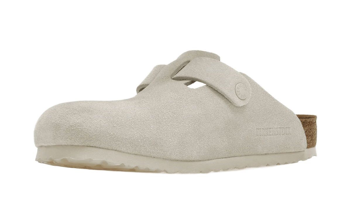 Birkenstock Boston Antique White Suede - 1024731/1024740