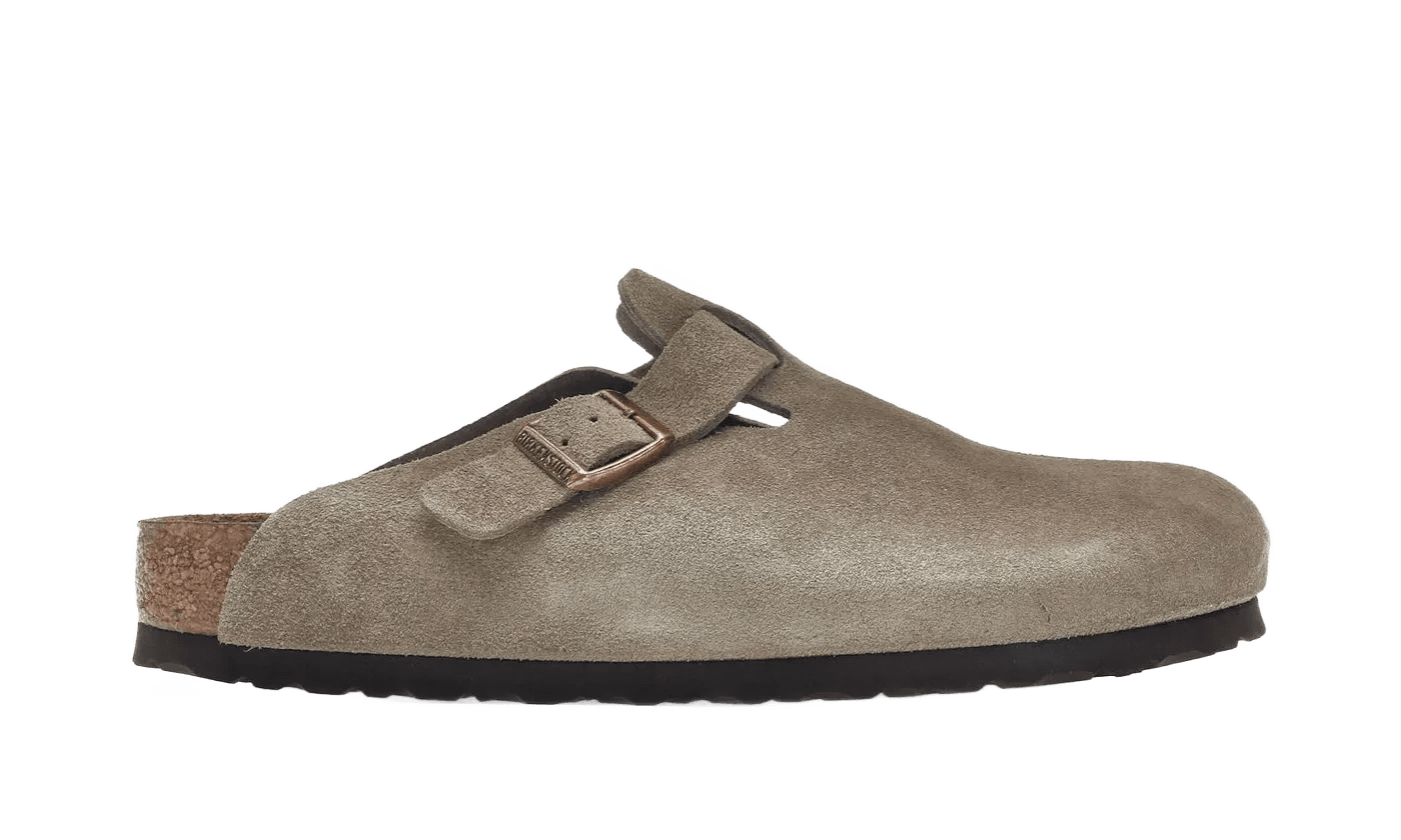 Birkenstock Boston Soft Footbed Suede Taupe - 0560771