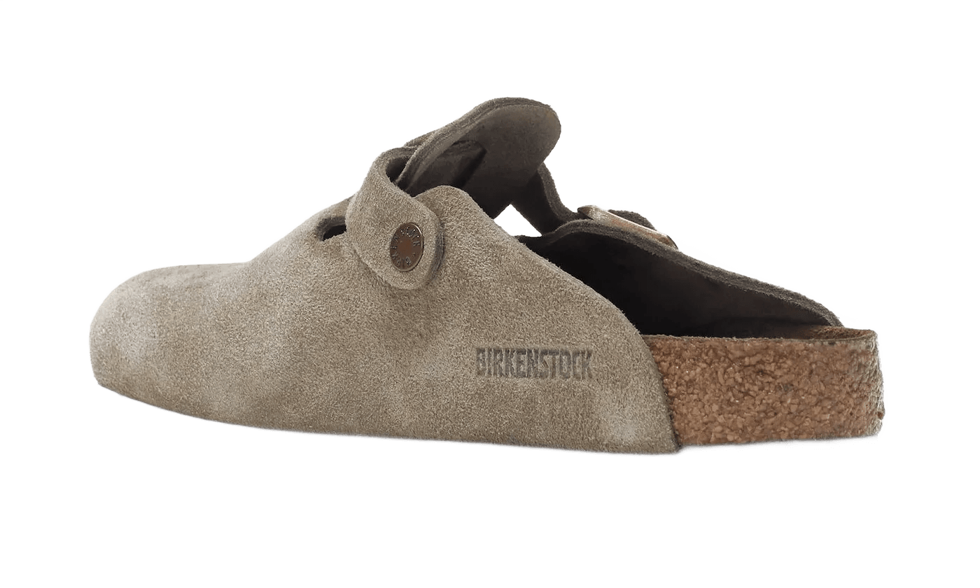 Birkenstock Boston Soft Footbed Suede Taupe - 0560771
