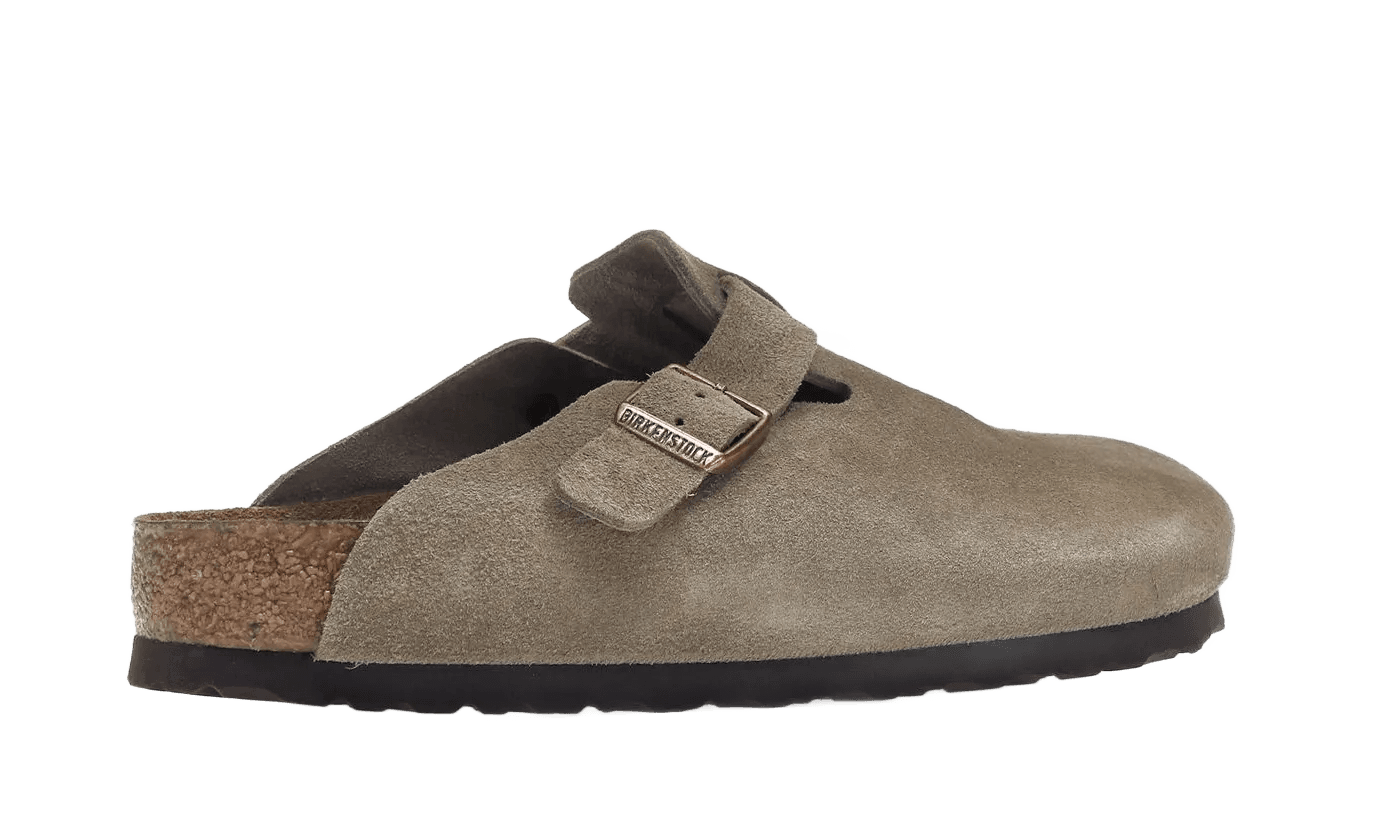 Birkenstock Boston Soft Footbed Suede Taupe - 0560771