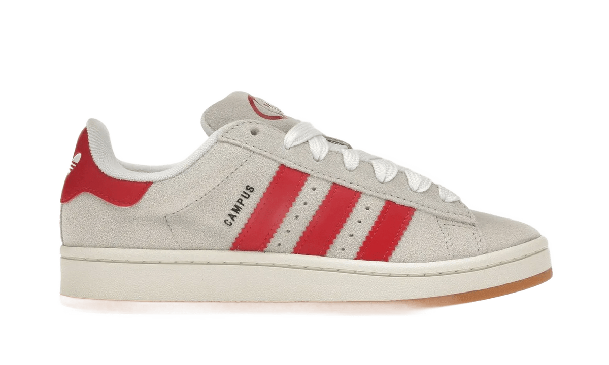 Adidas Campus 00s Crystal White Better Scarlet - GY0037