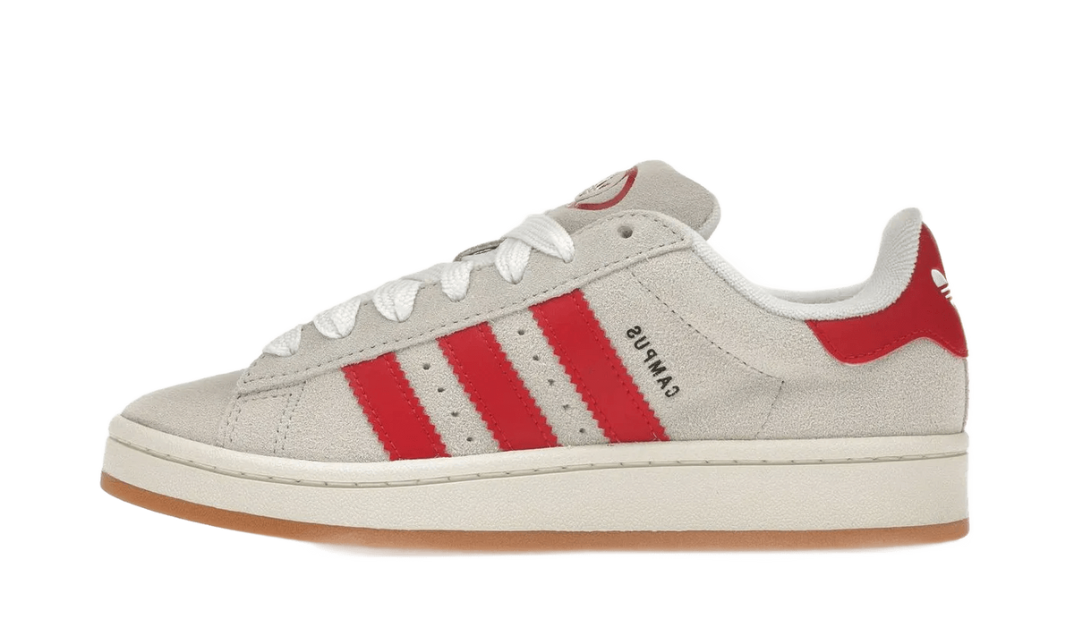 Adidas Campus 00s Crystal White Better Scarlet - GY0037