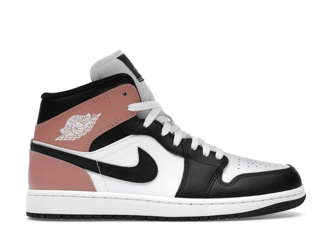 Nike Air Jordan 1 Mid White, Rust, Pink, Black - DQ8426-100