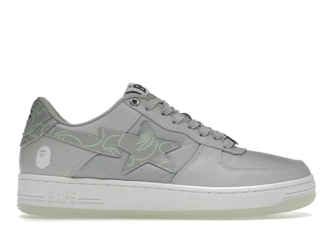 BAPE A Bathing Ape Bape Sta Text Code Camo Grey - 1I20191007-GRY