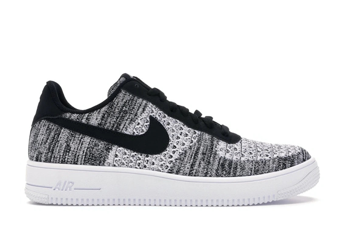 Nike Air Force 1 Flyknit 2 Black Pure Platinum - AV3042-001