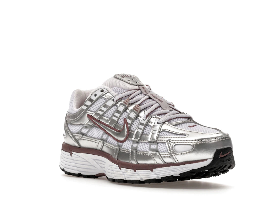 Nike P-6000 White Metallic Silver Tattoo - BV1021-110