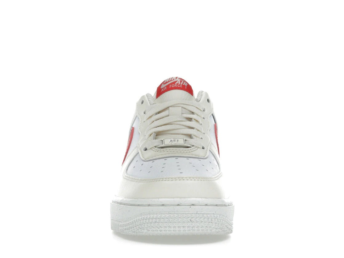 Nike Air Force 1 Low \&07 Next Nature Pale Ivory University Red - DC9486-109