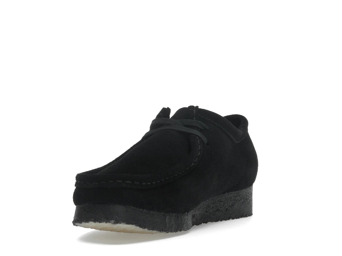 Clarks Originals Wallabee Boot Black Suede - 26155519