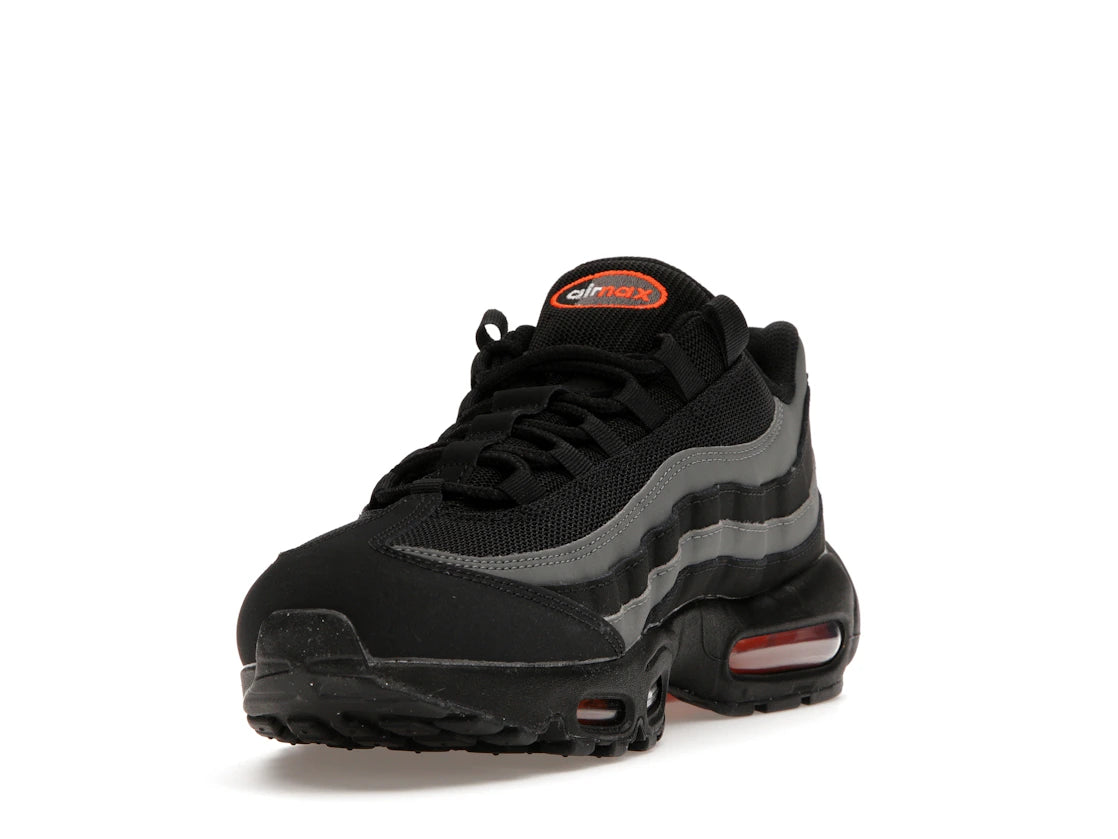 Nike Air Max 95 Black, Gray, Safety Orange - DX2657-001