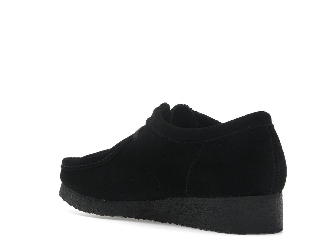 Clarks Originals Wallabee Boot Black Suede - 26155519
