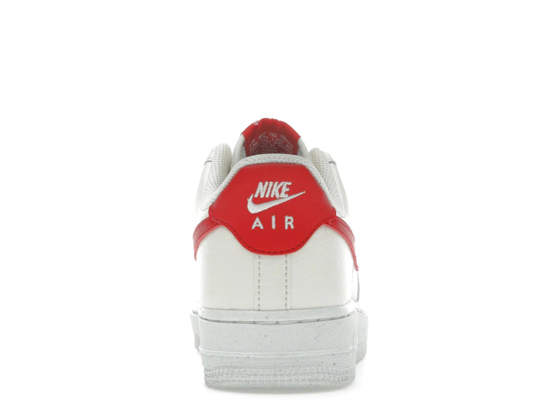 Nike Air Force 1 Low \&07 Next Nature Pale Ivory University Red - DC9486-109