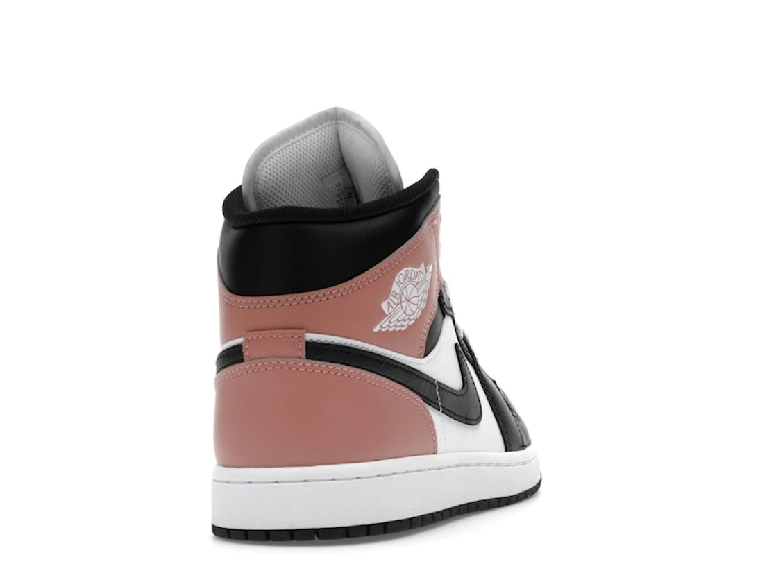 Nike Air Jordan 1 Mid White, Rust, Pink, Black - DQ8426-100