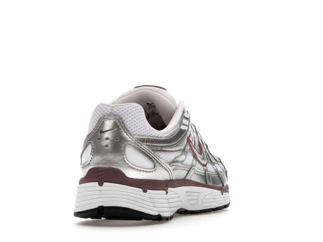 Nike P-6000 White Metallic Silver Tattoo - BV1021-110