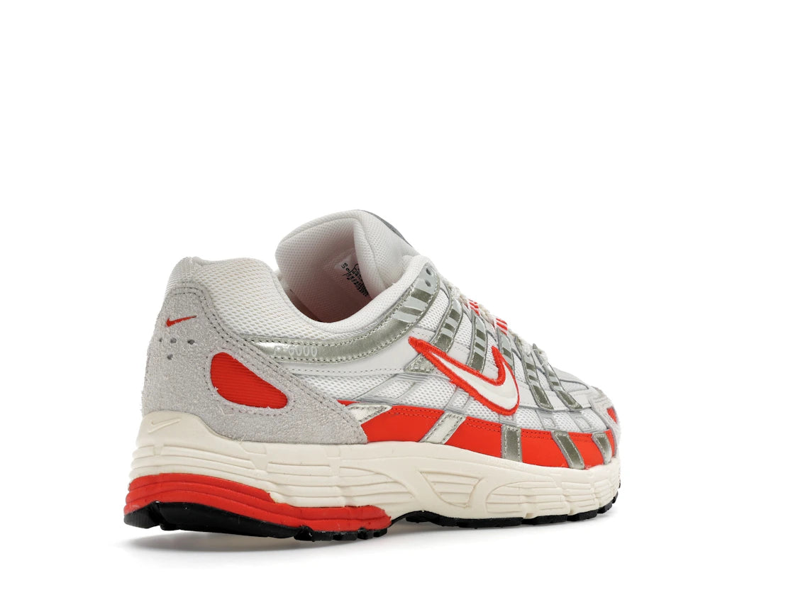 Nike P-6000 Sail Pale Ivory Light Bone Spicy Red - HV5230-133