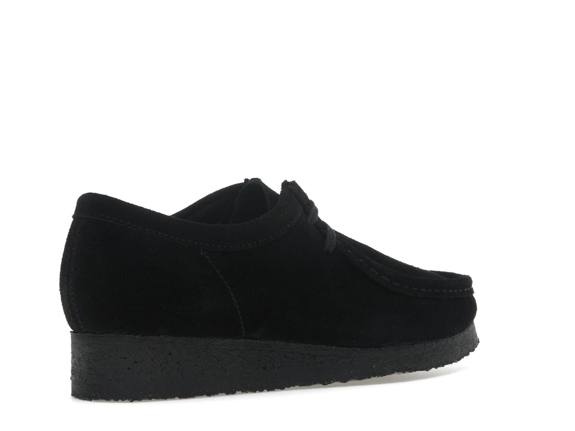 Clarks Originals Wallabee Boot Black Suede - 26155519