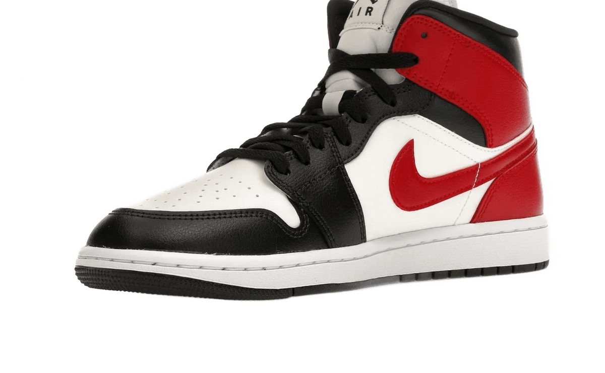 Nike Air Jordan 1 Mid Gym Red Off Noir - BQ6472-160