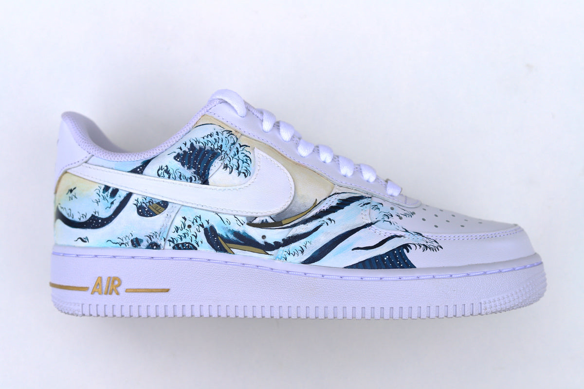 Kanagawa Wave Custom Sneakers