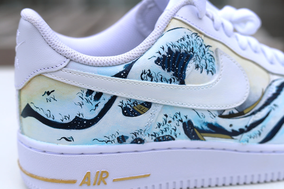 Kanagawa Wave Custom Sneakers