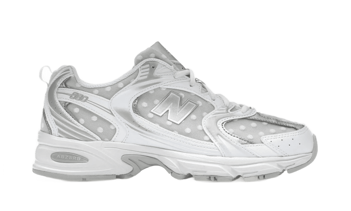 New Balance 530 Silver Metallic Polka Dots - U530HFW