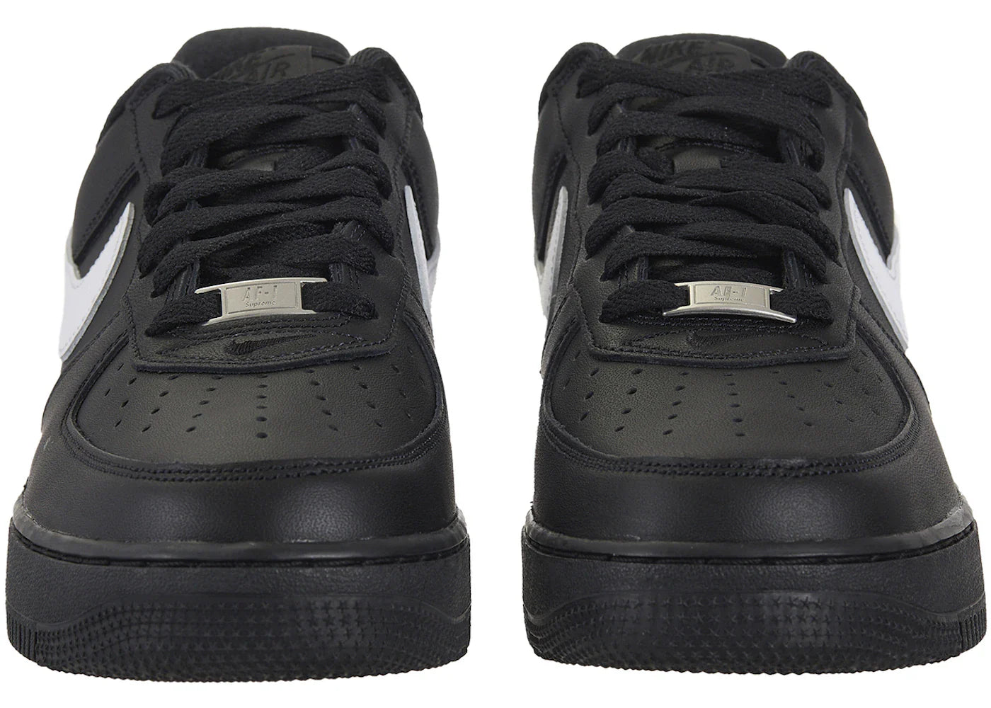 Nike Air Force 1 Low Supreme Black White - CU9225-002