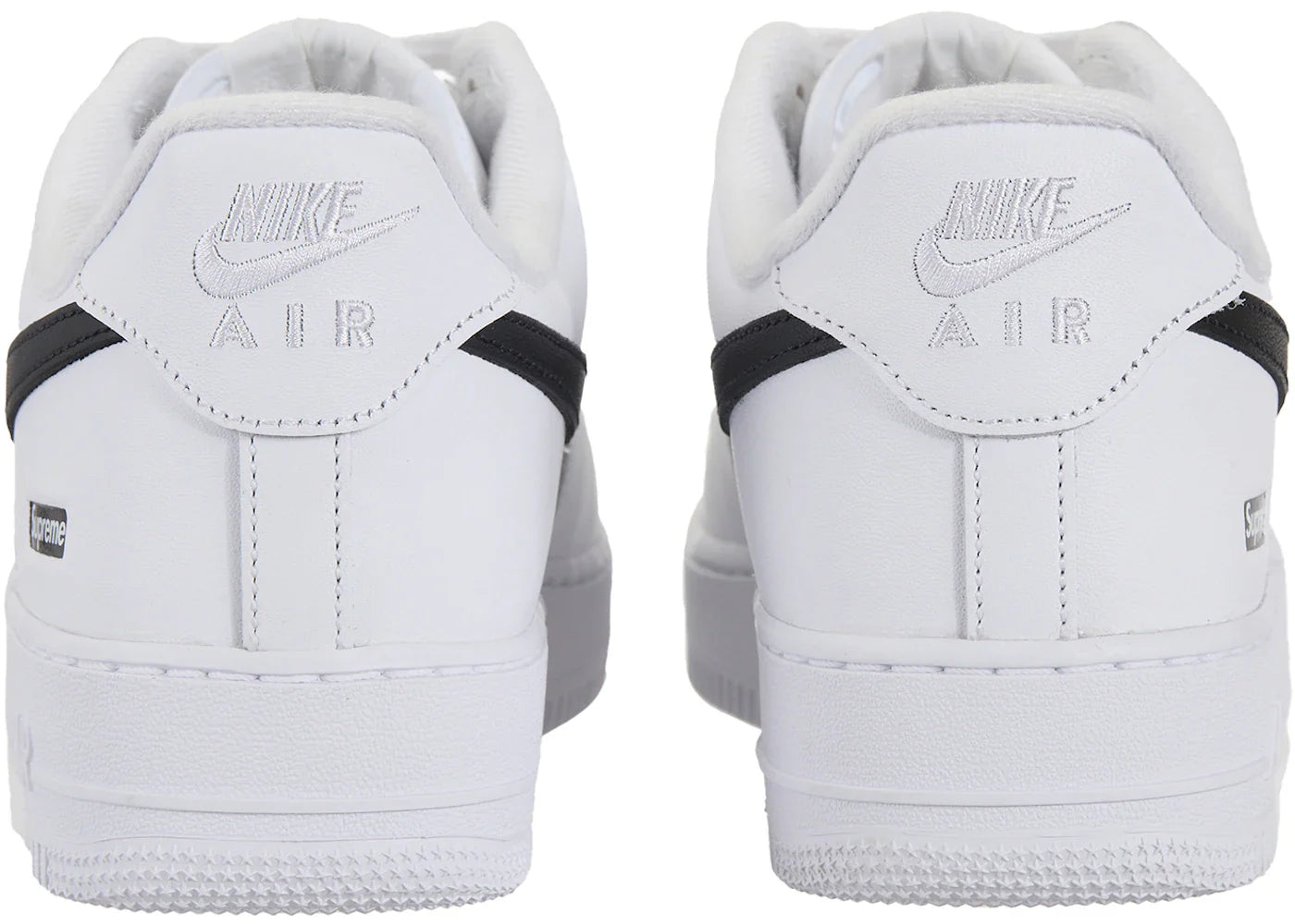 Nike Air Force 1 Low Supreme White Black - CU9225-102