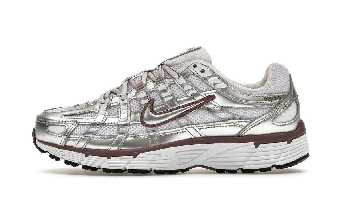 Nike P-6000 White Metallic Silver Tattoo - BV1021-110