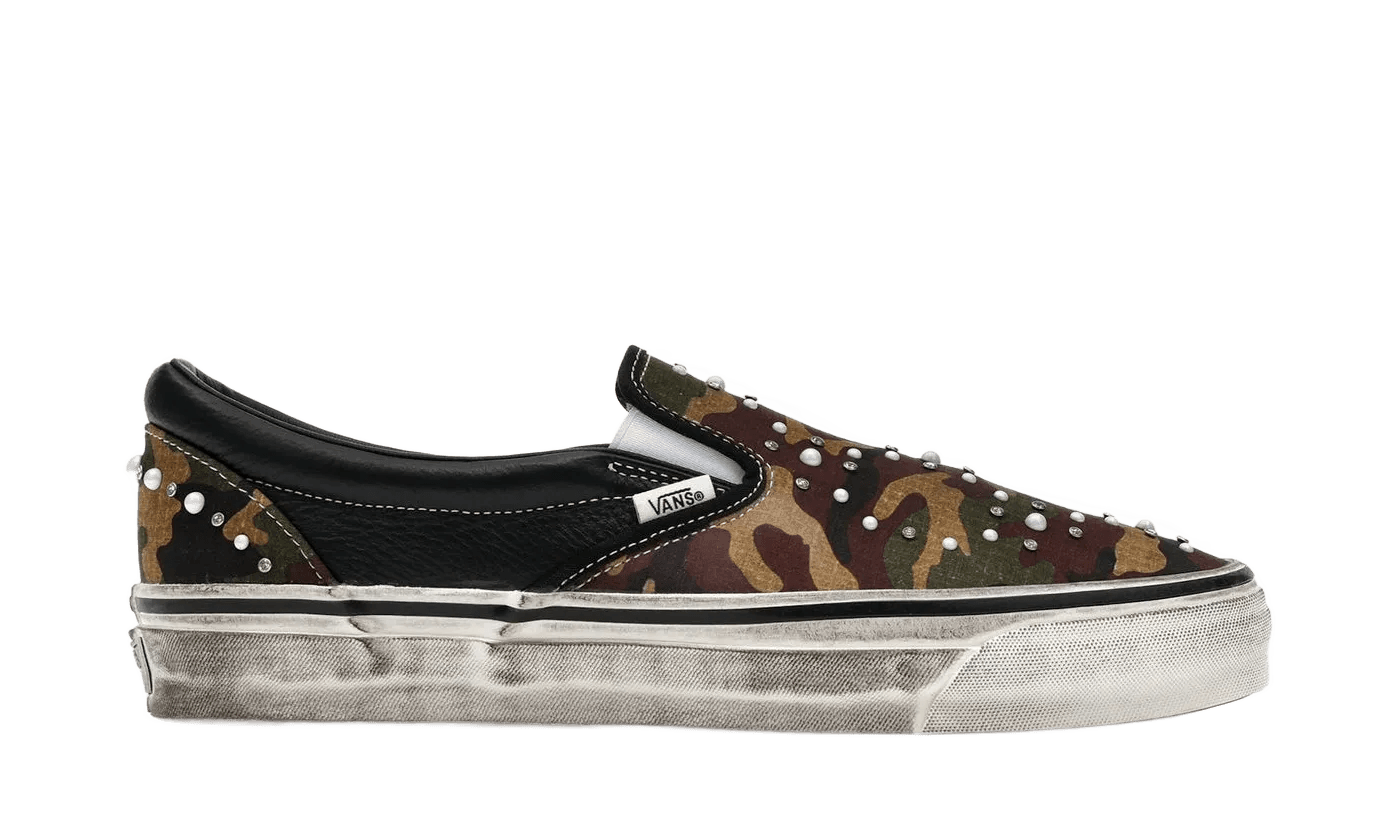 Vans LX Classic Slip-On 98 Pearlized Pack Camo Black - VN000D9PCAK