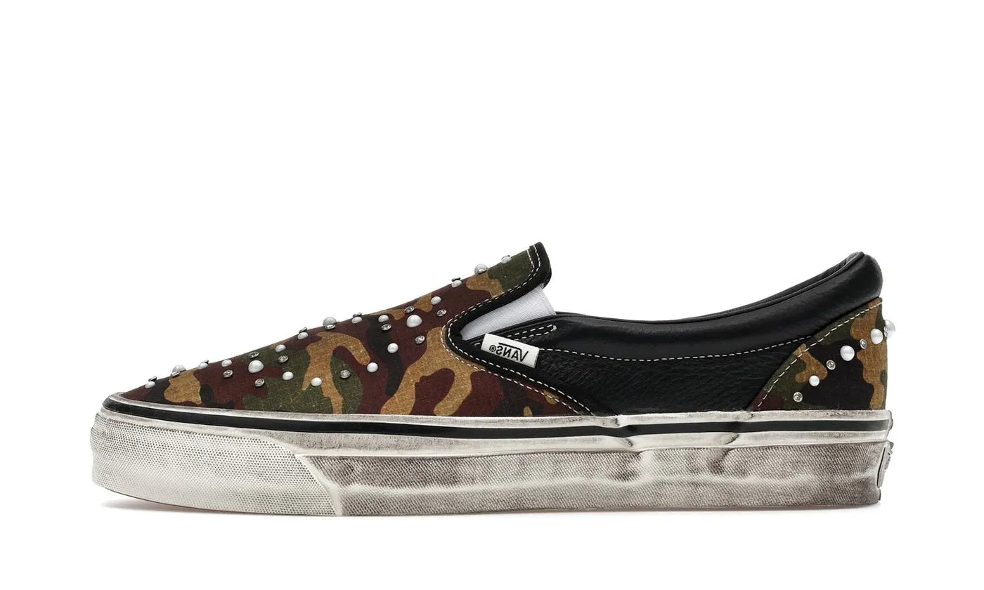Vans LX Classic Slip-On 98 Pearlized Pack Camo Black - VN000D9PCAK