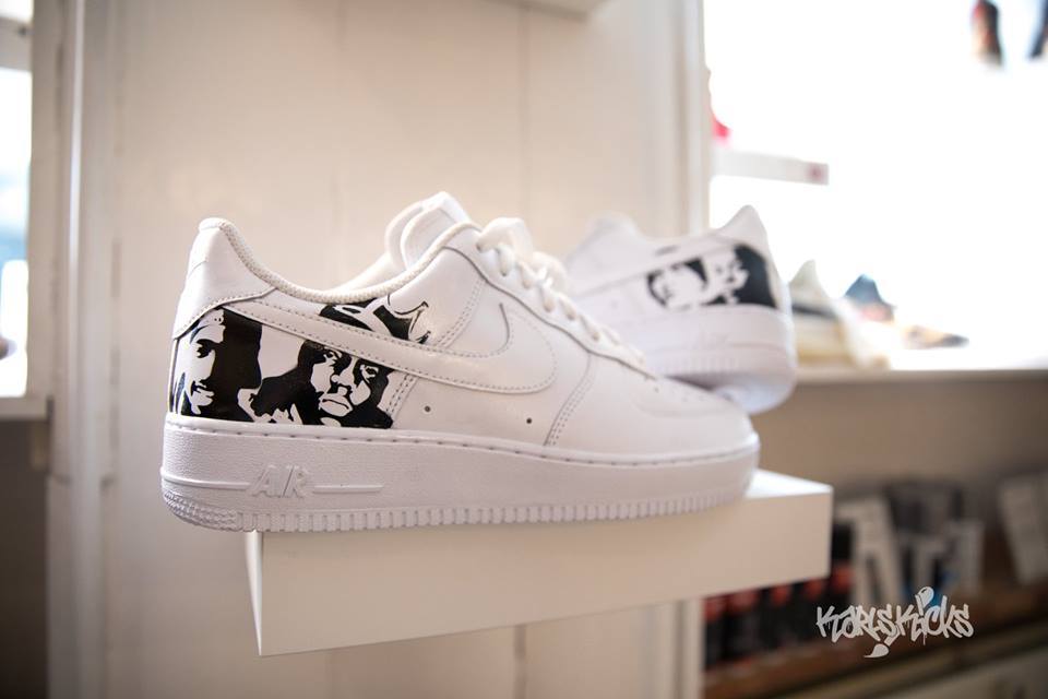 90s Rapper Custom Sneakers