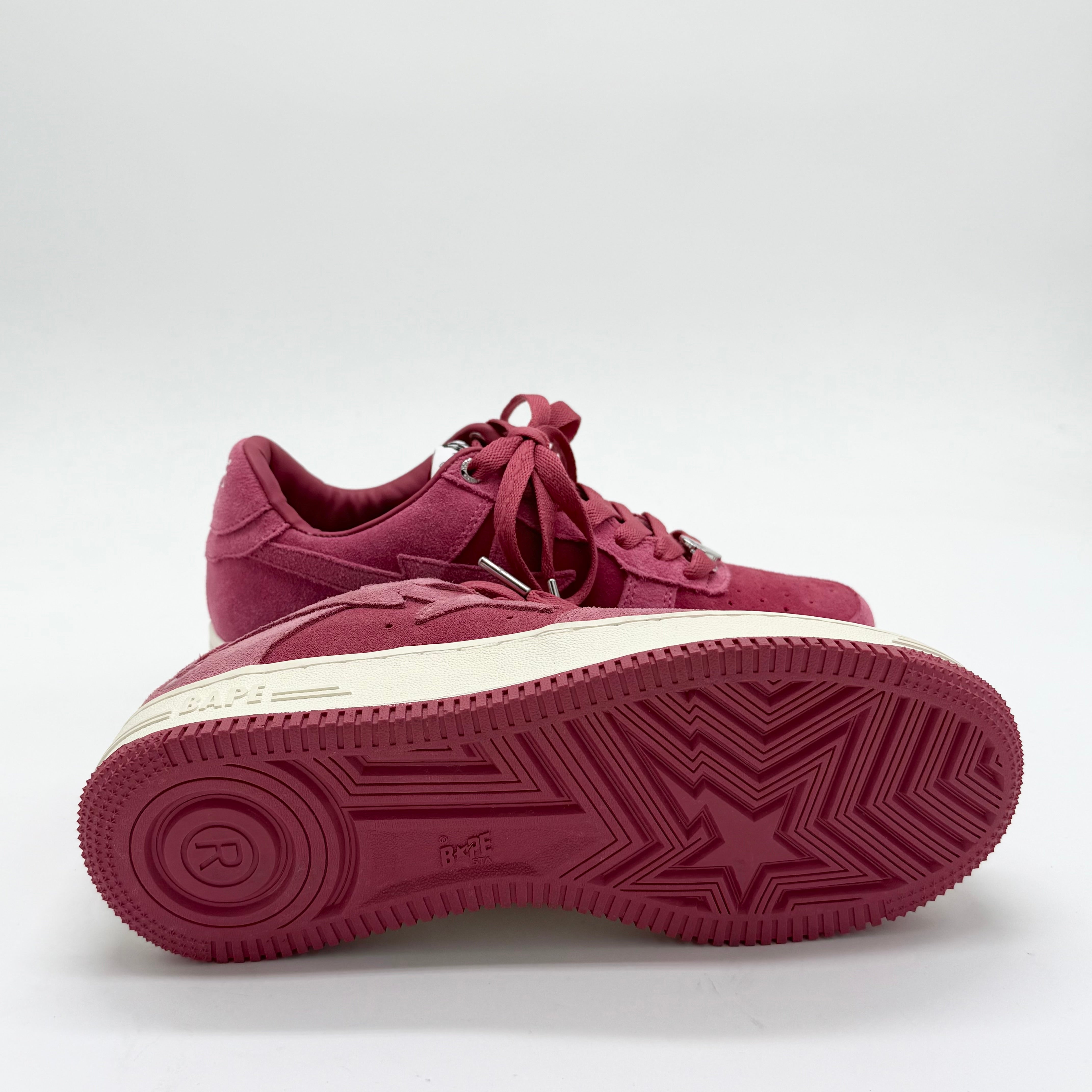 A Bathing Abe Bape Sta Pink Suede EU 40