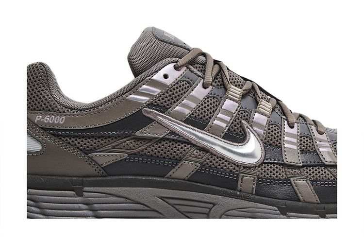 Nike P-6000 Cave Stone Medium Ash Flat Pewter Metallic Silver - CD6404-202