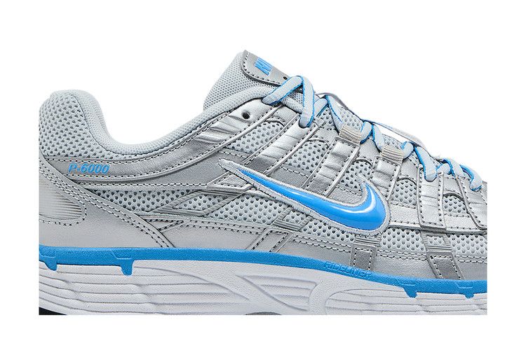 Nike P-6000 Metallic Platinum Pure Platinum Metallic Silver University Blue - CD6404-025
