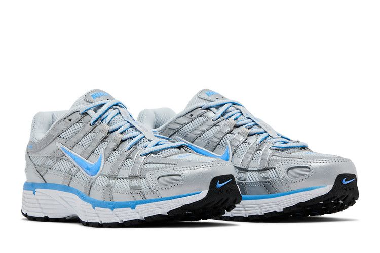 Nike P-6000 Metallic Platinum Pure Platinum Metallic Silver University Blue - CD6404-025