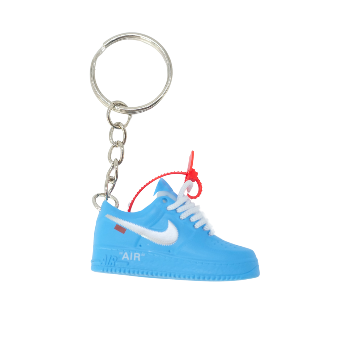 Sneaker nøglering - Nike Air Force Off-White University Blue