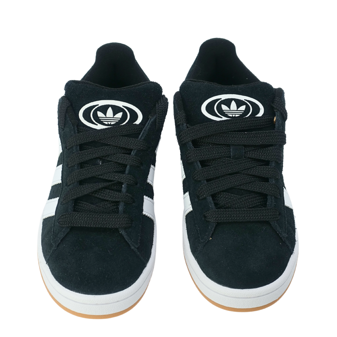 Adidas Campus 00s Core Black/Cloud White Junior med ekstra laces