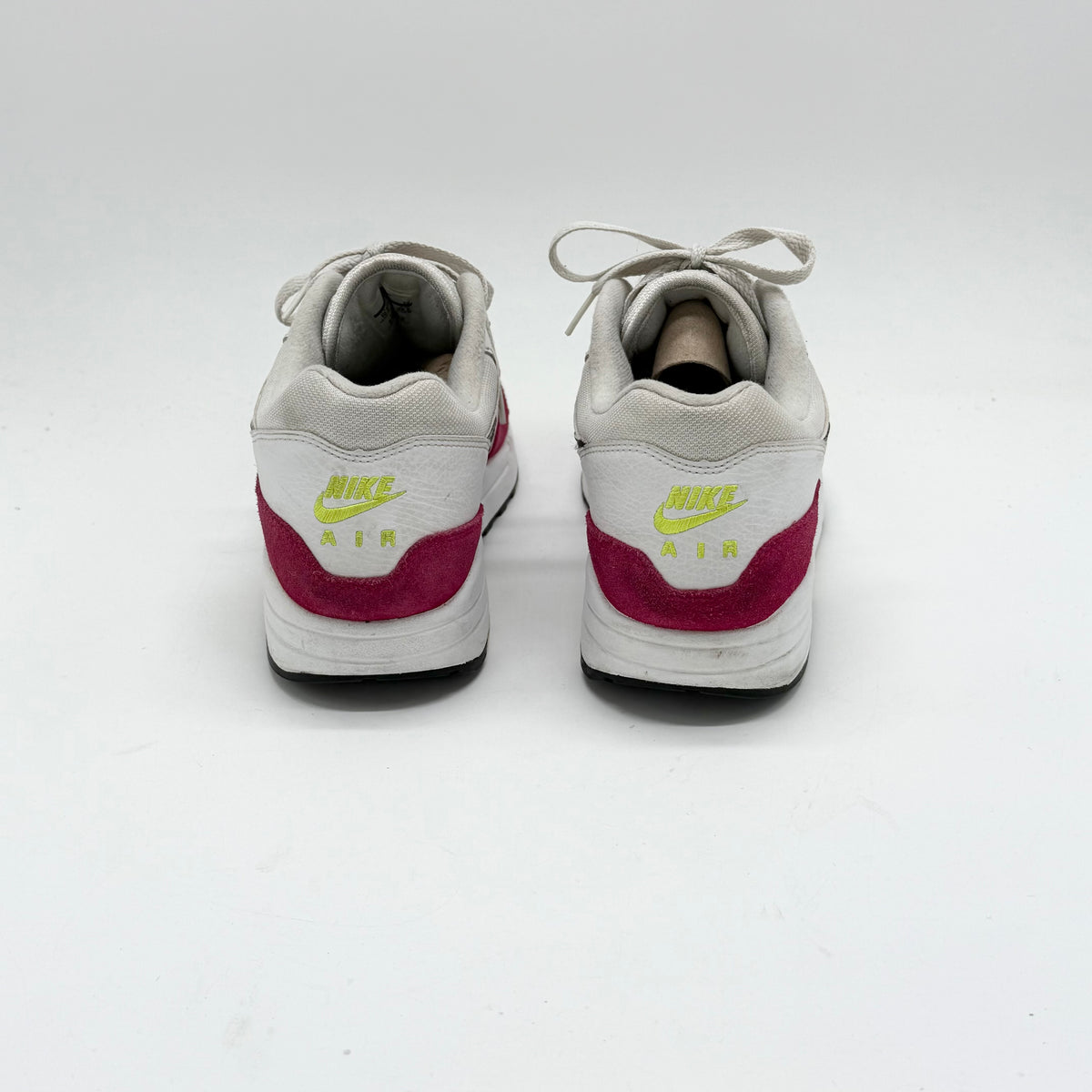 Nike Air Max 1 White Black Volt Rush Pink EU 44.5