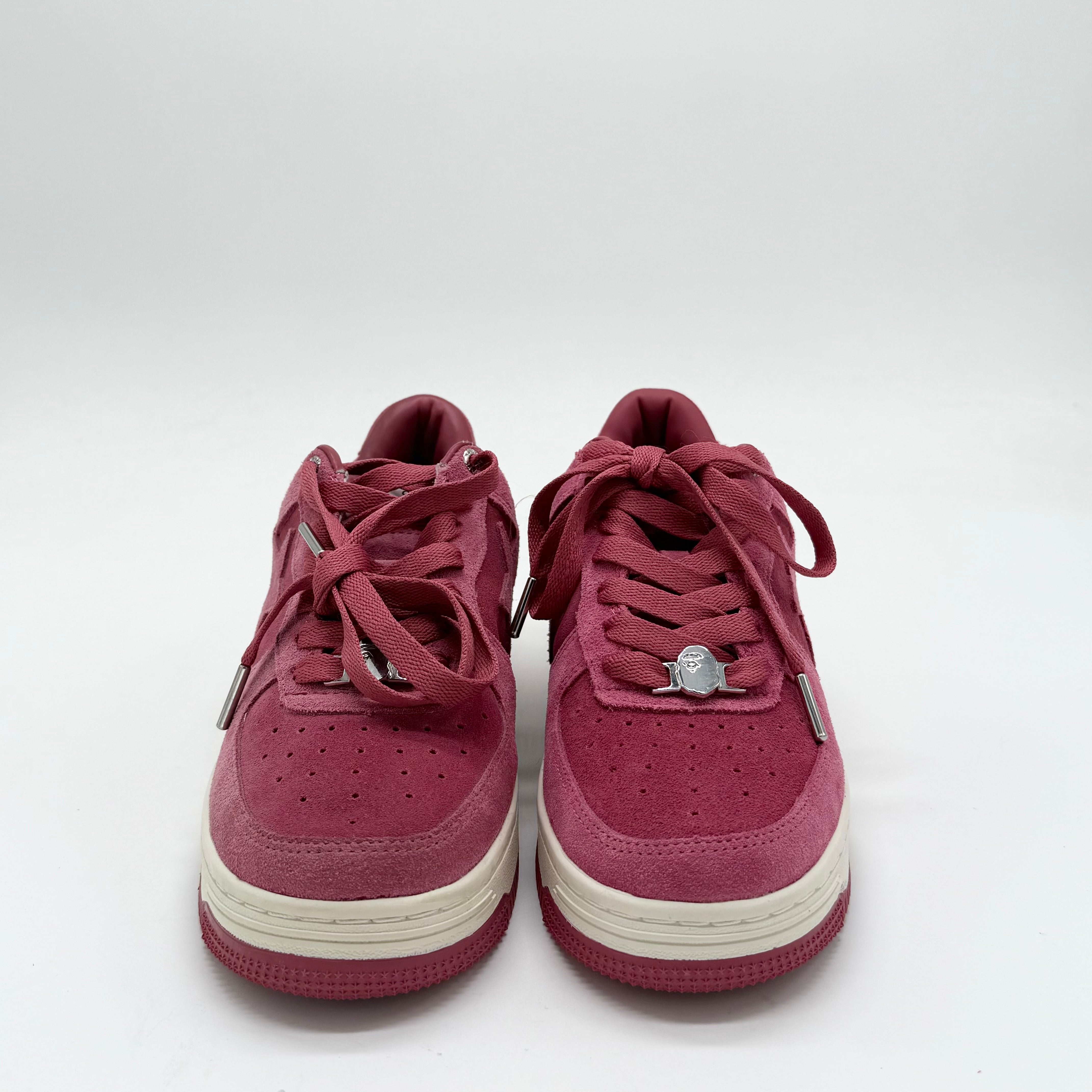 A Bathing Abe Bape Sta Pink Suede EU 40