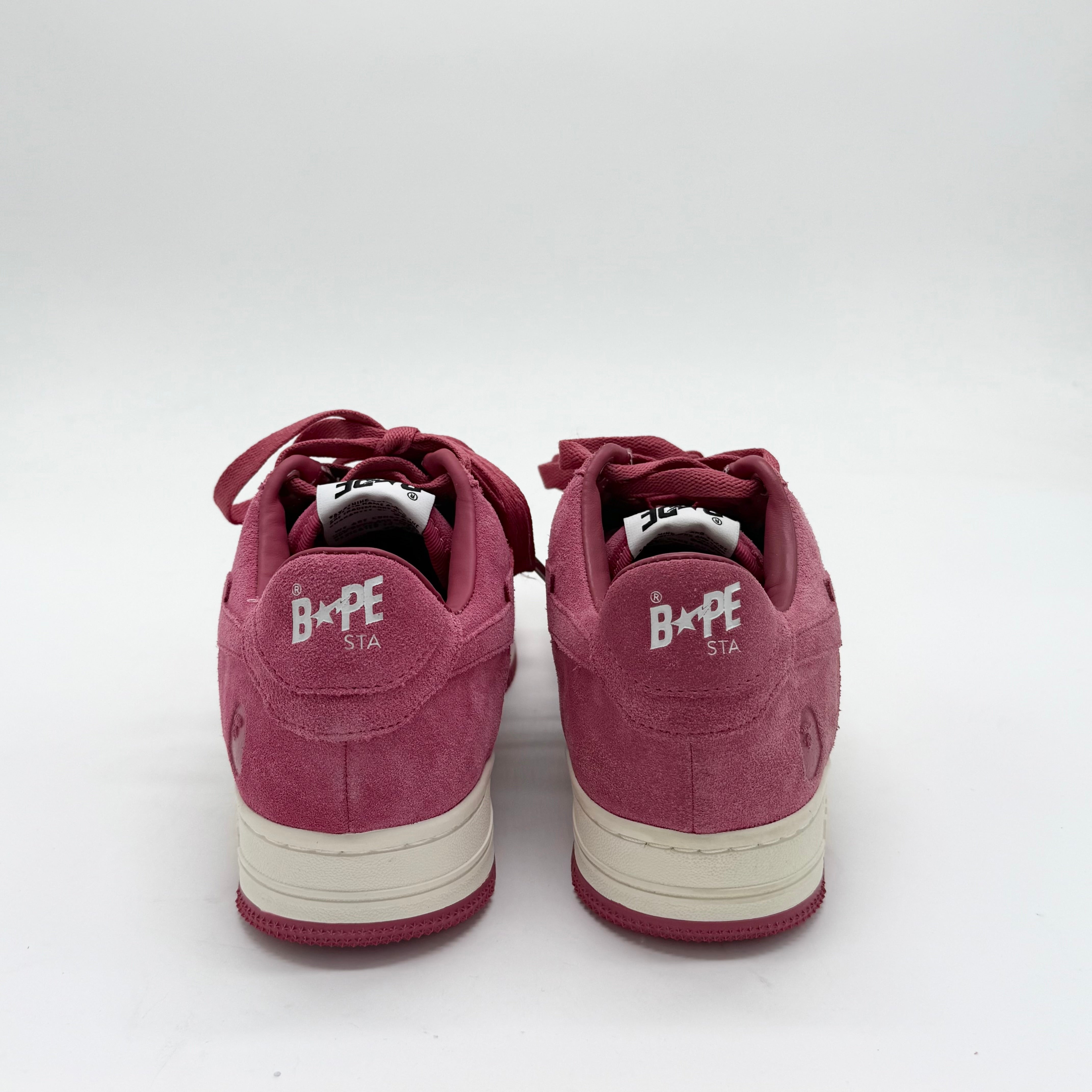 A Bathing Abe Bape Sta Pink Suede EU 40